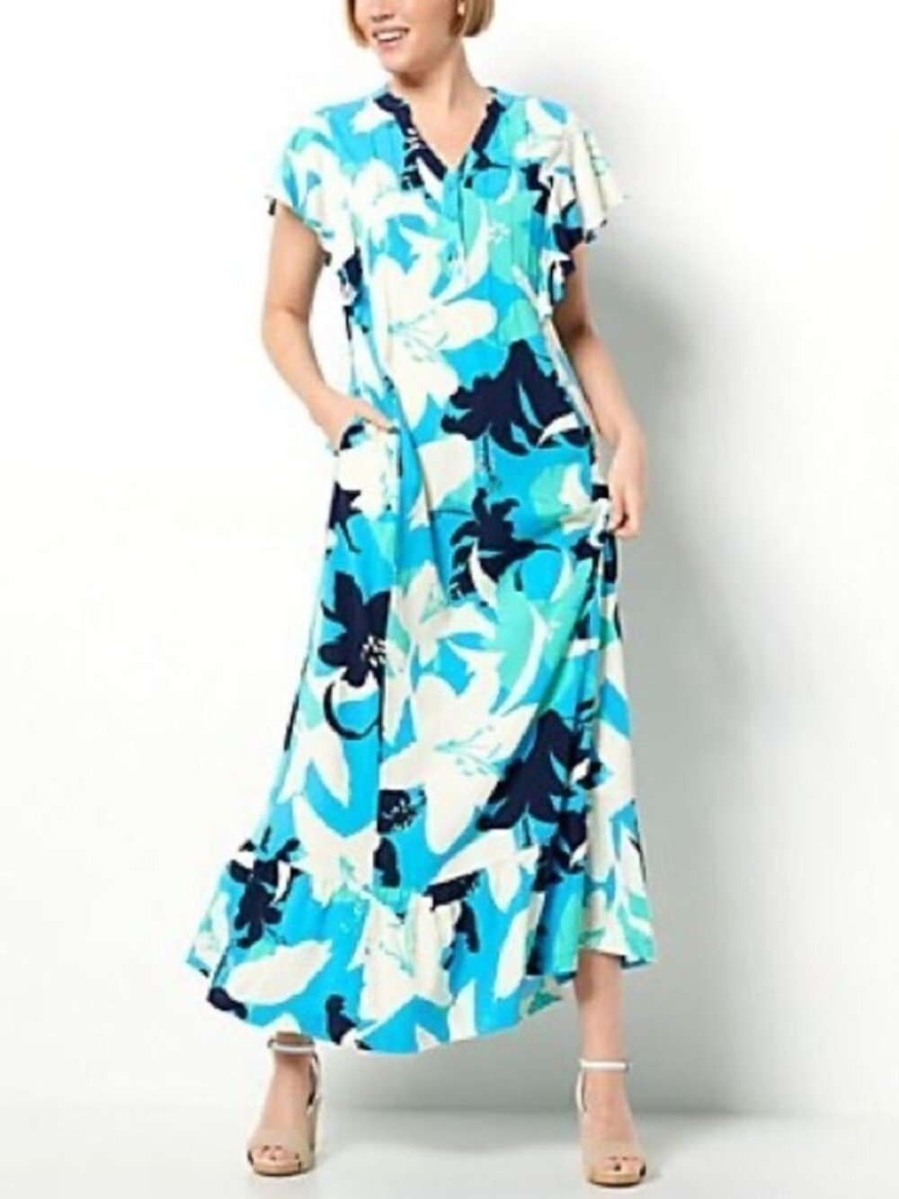 Studio Park x Amy Stran Floral Effortless Maxi Dress